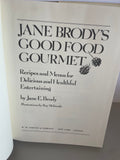 Vintage JANE BRODY’s Good Food GOURMET Hardcover w/ Jacket 599 pgs 1990