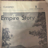 +* AS-IS Vintage Bristol (VA-TN) Herald Courier The Mountain Empire Story Jan 1968 Newspaper