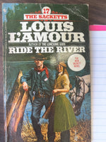 Vintage Lot of 4 Western Novels by Louis L’Amour Paperback Books