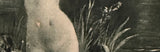 *- Antique Photogravure The Bathers Emile Bayard 1888 Black & White