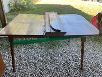 Vintage Solid Wood Dining TABLE with 3 Leafs (project piece)