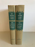 + Vintage The Complete SHERLOCK HOLMES 2 Book Set Byrd Sir Arthur Conan Doyle Hardcover 1953