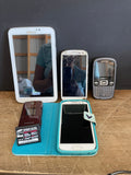 + (5) SAMSUNG Phones Selling For Parts Only As Is UNTESTED SM-T217S Galaxy SIII Sprint SCH-R350