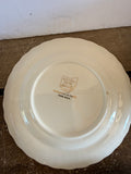 +* Vintage 1940s Sebring Golden Ware Indian Tree Set/4 7” Salad/Dessert Plates 22 Carat Gold Rim