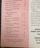 +* Vintage 1945 How To Keep It Frozen Guide Frigidaire GM Jackson’s Appliance Marshall Missouri