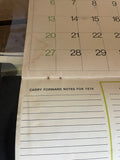 +* Vintage 1973 Girl Scout of America Photo Calendar (mirrors 2029 & more) Collectible