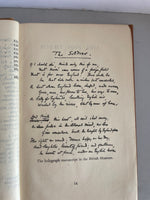 Vintage RUPERT BROOKE: The Complete POEMS Hardcover Great Britain 1945