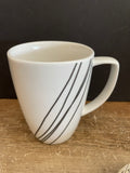 ** Single CORELLE Coordinates Simple Lines SKETCH Coffee Mug Porcelain
