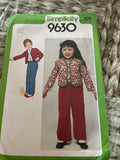 ** Set/5 Vintage GIRLS Size 3 Toddler DRESS PANTS TOPS Jacket Jumper Bloomers Panties Patterns