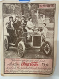 +* Vintage Coca-Cola Print Advertisement 1900s Automobile 5 Cents Refresh the Parched Throat