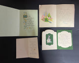+* Vintage (4) Used Religious Easter Greeting Card Crafts Scrapbooking
