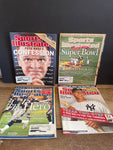 <€€ Vintage Sports Illustrated Magazine Lot/4 2004 Pete Rose Tom Brady Alex Rodriquez