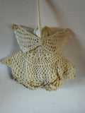+* Crochet Angel Christmas Ornament 8” W x 7.5” H