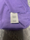 +* Womens Juniors Small (Sz 8) Purple Coldwater Creek Long Sleeve VNeck Top Cotton