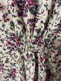 +* Womens/Juniors Sleeveless Top or Short Dress Floral Print with Lace & Pearl Bow Small