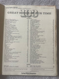 +* Vintage C&G Chord Organs Words Chords Music 103 Great Songs of Our Time Big 3 Music Sheet Music 1975