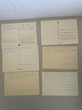 Vintage USED No Postmark Post Cards ARBOGA Sweden Lot/6