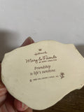 Vintage HALLMARK Figurines MARY & FRIENDS by Mary Hamilton 1989-1990 Holidays Set/7