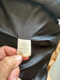 +^ Womens Juniors London Fog Sz Small Black Wool Pea Coat Peacoat Jacket Double Breast