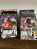 (Updt, single?) <€€ Lot/13 Pro Football Weekly Draft Preview Magazines 1998-2012