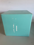 <€€ Empty TIFFANY & CO. Gift Box in Tiffany blue 7.5” W x 7.5” Deep x 7” H