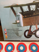 a* Vintage 1979 Unused British S.E. 5A 5205 Airplane Model by Monogram 1/48 Scale Paintable