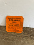 + Vintage ATLANTA 500 MOTOR SPEEDWAY March 2003 RAIN CHECK