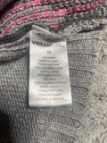 +* Dog Sweater Medium Pink & Gray Argyle Design 21.5” L