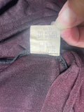 +* Womens Juniors Sz Petite Bebe Gown Lingerie Club Sheer Insets  Front Split Black & Deep Wine Straps