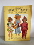 Vintage Unused 1988 Paper Doll Book ORIGINAL SHIRLEY TEMPLE Paper Dolls in Full Cover