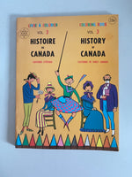 Vintage New Set of Three The Discoveries of Canada History Children’s Coloring Books Rare