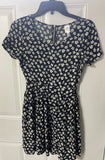 +* Womens/Juniors Small Black Floral Short Dress by Rush