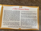 +^ Vintage Travel the Freedom Trail Historical BOSTON Massachusetts Brochure Photos Ephemera 1960s