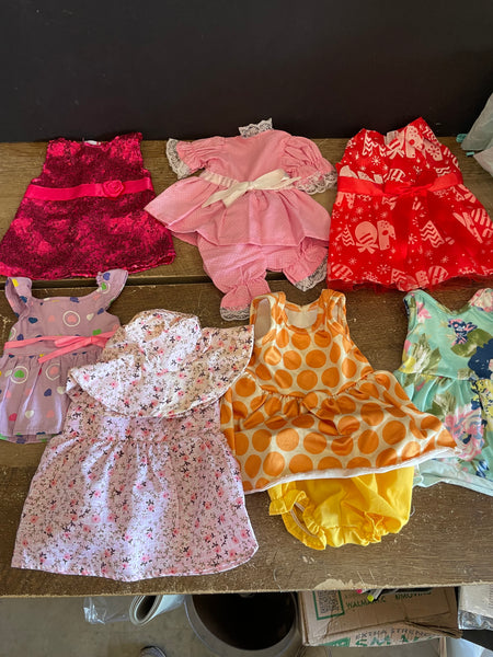 + Doll Clothing Summer Time Dresses Hat’s 7 Outfits Fits 18”AMERICAN GIRL DOLLS