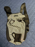 +* Pawaboo Pet Carrier Backpack Adjustable Pet Front Cat Dog Carrier Backpack Blue Stripes