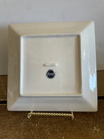 <€€ FOOD NETWORK Restaurant Ware White Square Dinner Plates Set/4 11”