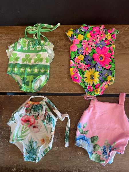 + Doll Clothing (4) SWIMSUITS Fits 18” AMERICAN GIRL DOLLS