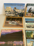 Vintage UNUSED Post Cards ALASKA Fairbanks Juneau Anchorage North Pole Lot/13