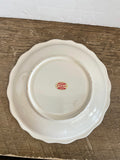 + Vintage ENESCO Japan Small Pitcher and Bowl Blue & White Pressed Flowers