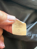 +^ Womens Juniors London Fog Sz Small Black Wool Pea Coat Peacoat Jacket Double Breast