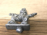 <€€ Vintage 6pc JASCO Pewter Set Donkey Clown Dog Cat Wizard Mouse Miniatures