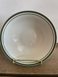 + Vintage Single Gibson Housewares 6.5”Salad/Soup Bowl with Dual Green Rings