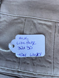 +* Mens Beige Khaki Chino Pants By ALK Authentic Laundered Khakis 32x30 Polyester/Cotton
