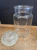 a** Glass CANDY JAR with Airtight Lid Apothecary Treats
