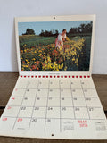 + Vintage 1978 The Trapp Family Sound of Music Wall Monthly CALENDAR Matches Years 2034, 2045, 2051