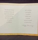 New Greeting Card OUR HAPPY ANNIVERSARY w/ Envelope American Greetings