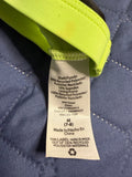 +* Girls Sz 7/8 Medium Dance Sports Bra Lime Green & Black Island Rainbow