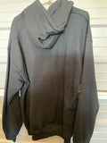 +* Mens Large Black Gildan Sweatshirt Hoodie Long Sleeve Pullover  Heavy Blend “LS Panthers”