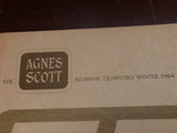 + Vintage AGNES SCOTT College (Decatur GA) Alumnae Quarterly Winter 1964 75th Anniversary