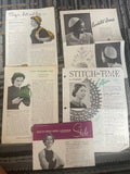 +* Vintage Lot Crochet Craft Books Hats Bags Beanies Gloves Socks Collars Blanket Shawl Stole Caps